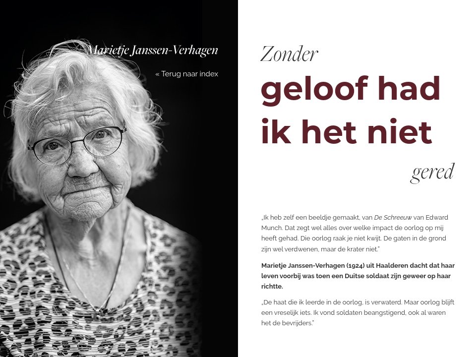 Marietje Janssen-Verhagen - Oorlog in mijn hoofd
