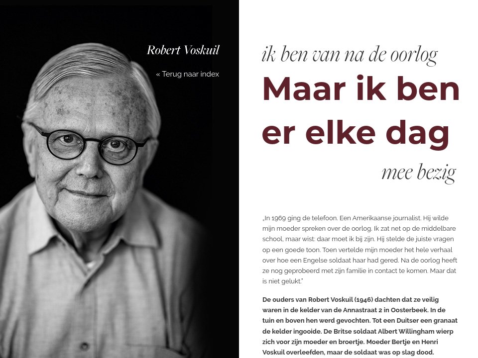 Duidend verhaal 2 - Oorlog in mijn hoofd