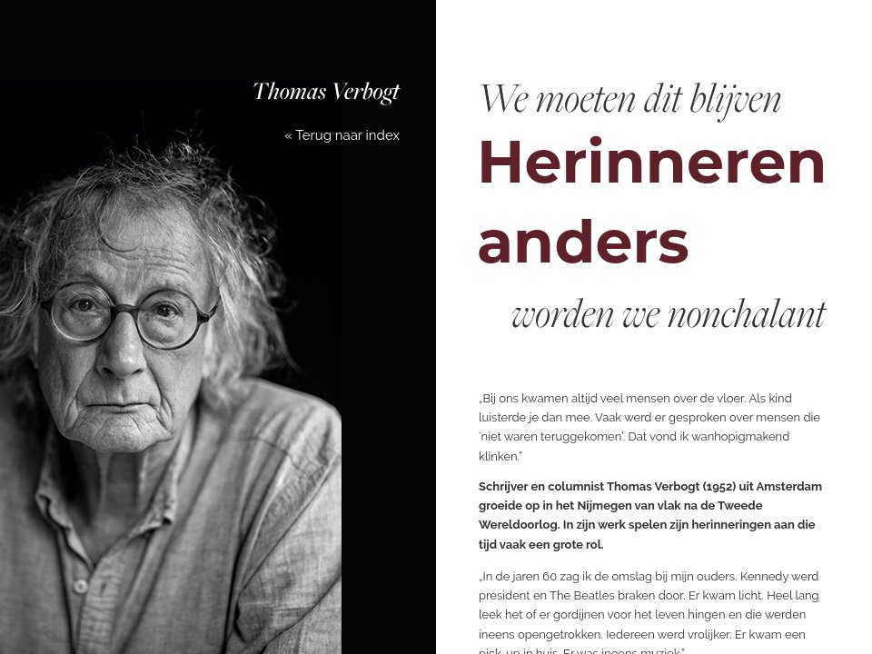 Thomas Verbogt - Oorlog in mijn hoofd